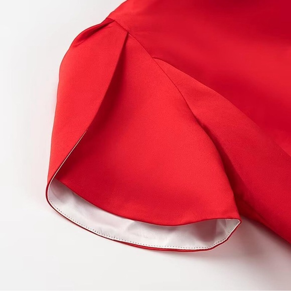 Adela Cut-out Bowknot Mini Dress - Picture 10 of 16